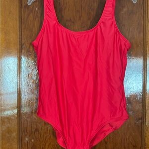 Vibrant Red Women's One Piece Swimsuit